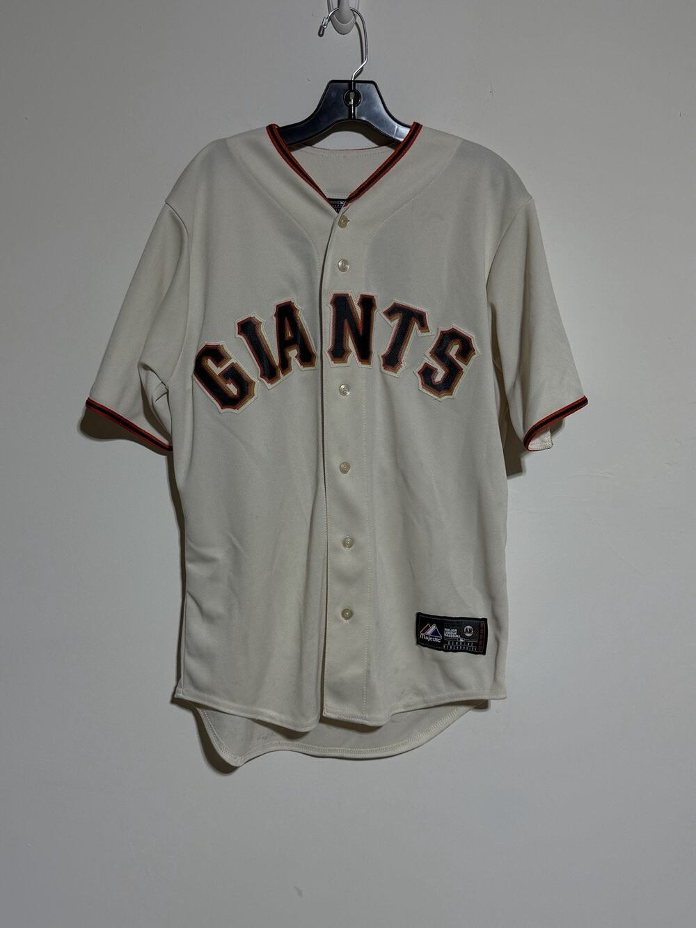 Willie Mays #24 San Francisco Giants‎ MLB Majestic Home Throwback Jersey L/XL